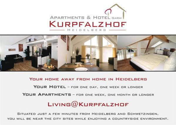 Serviced Apartments Kurpfalzhof Oftersheim Εξωτερικό φωτογραφία
